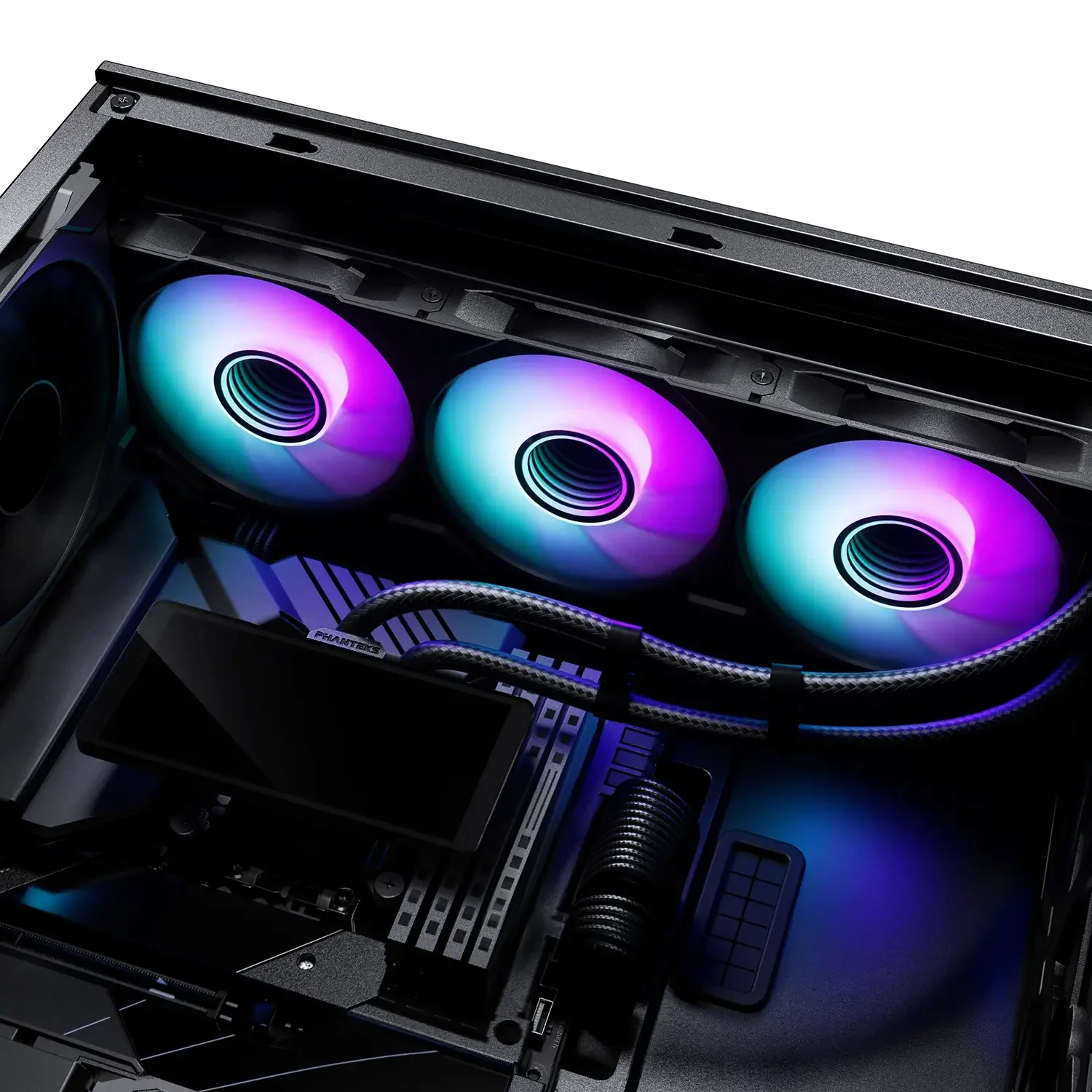 Phanteks Glacier One 360M25G2-LCD All in One Liquid CPU Cooler, Black - Image 6