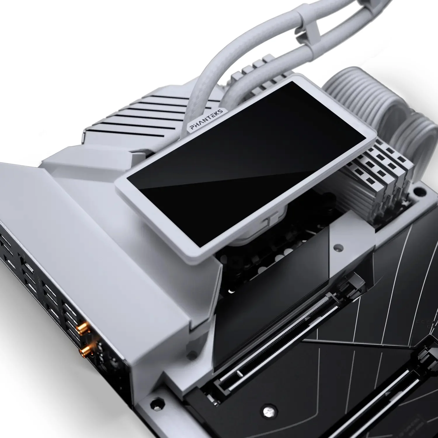 Phanteks Glacier One 360M25G2-LCD All in One Liquid CPU Cooler, White - Image 5