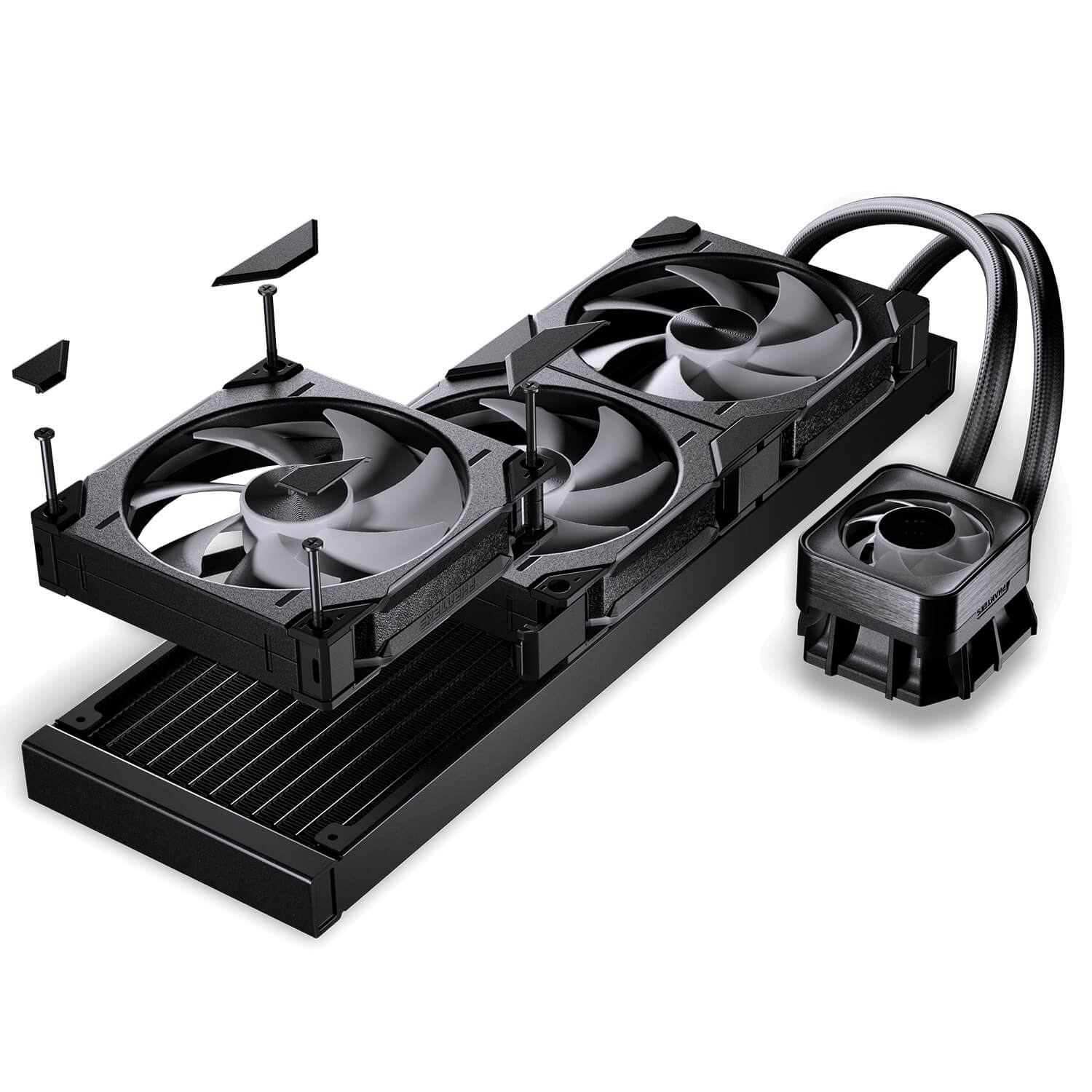 Phanteks Glacier One 420D30 X2 All in One Liquid CPU Cooler - Image 5